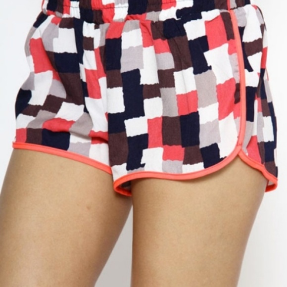 Checkered Workout Shorts NWT - Picture 2 of 5